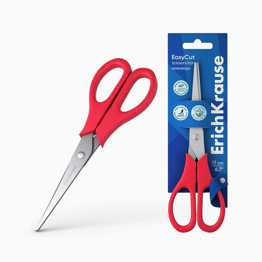 Tesoura ErichKrause EasyCut – Vários Tamanhos