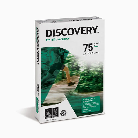 🧾 Papel de Cópia Discovery 75 g/m² A3 / A4