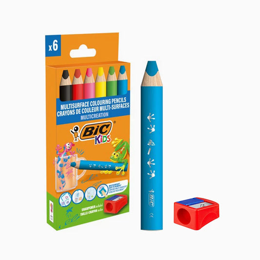 Lápis Triangular 3 em 1 Multisurface – BIC (Pack 10)