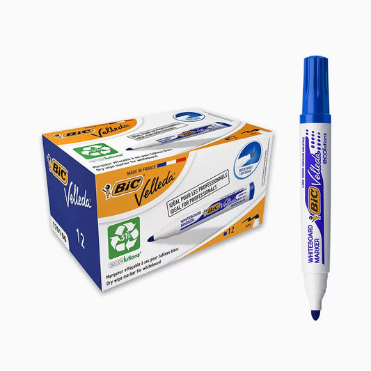 Marcador para Quadro Branco BIC Velleda 1701 – Pack 12 Unidades