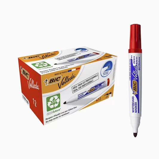 Marcador para Quadro Branco BIC Velleda 1701 – Pack 12 Unidades