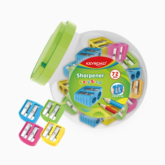 Apara-Lápis Duplo com Afiador de Metal (72 unidades)