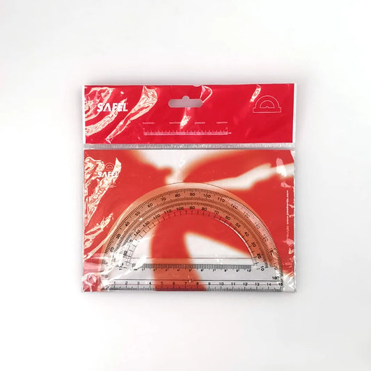 Transferidor em Plástico Transparente – Safel (Pack 6)