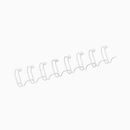 Espiral Duplo Metálico Fellowes A4 – Pack 100 (6–14 mm)