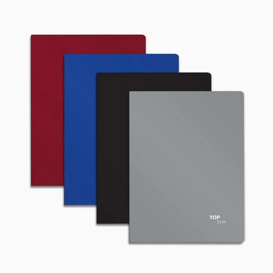 Caderno Agrafado Top Line A5 – 80 Folhas (Pack 12 Unidades)