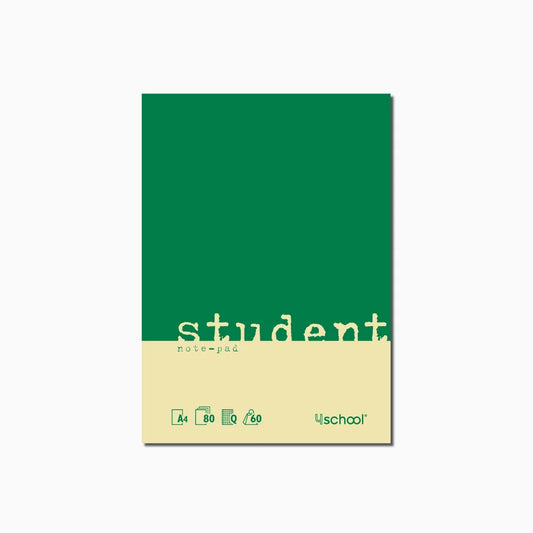 Bloco de Papel A4 4 Furos 4School – 80 Folhas (Pack 10)