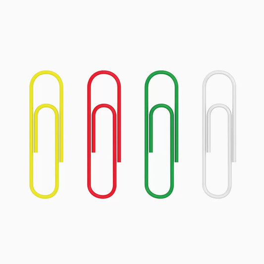 Clip Metálico Plastificado ErichKrause – 28 mm – 6 x 200 Unidades