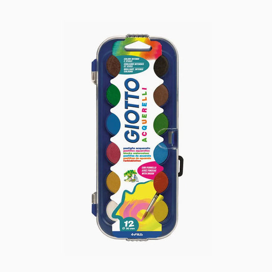 Aguarelas Giotto – Pastilhas Ø 30 mm | Vendido por 10