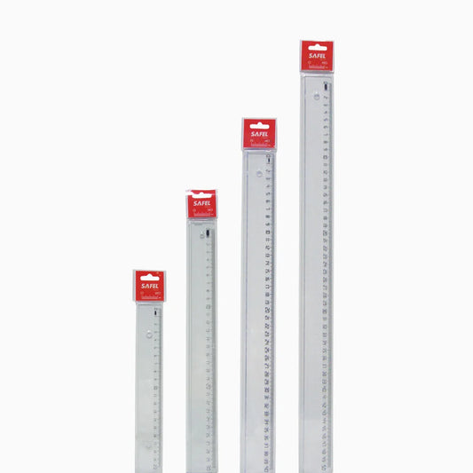 Régua SAFEL – 20 / 30 / 40 / 50 cm – Pack 6 Unidades